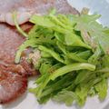あんまかろん☆'s cooksnap of when they made 苦くない！春菊と海苔のサラダ.