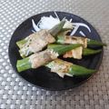 スタイリッシュママ's cooksnap of when they made オクラのベーコン巻き☆.