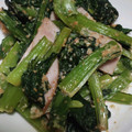 ヨシヨッシー's cooksnap of when they made 小松菜とハムのごまマヨ和え.