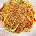 あたマンマ's cooksnap of when they made レンジで簡単♪粉なし！豆腐入りお好み焼き.