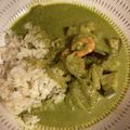 dollyj's cooksnap of when they made エビとホウレン草のココナツカレー.