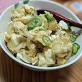 ザベスDX's cooksnap of when they made 豚ミンチととうふの卵とじ丼.