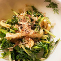 さちぶた♪'s cooksnap of when they made 水菜と油揚げのお浸し.