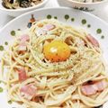 クックE662AA☆'s cooksnap of when they made 簡単カルボナーラ.