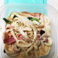 ごじひめ's cooksnap of when they made ☆超簡単!レンジで冷凍うどんカルボナーラ.