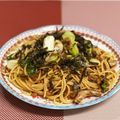 GBMみぃ's cooksnap of when they made ◆めんつゆバターの納豆パスタ◆.