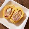 ちず子's cooksnap of when they made 時短、簡単、生ハムとチーズの玉子巻き.