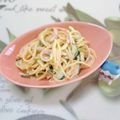 みかかめ's cooksnap of when they made 作り置きにも☆簡単なめらかなサラスパ.