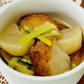 はっぴぃ☆モソモ's cooksnap of when they made 簡単時短♡旬のかぶとさつま揚げの煮物♡.