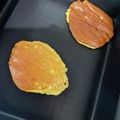 料理ビギナー柚's cooksnap of when they made バナナと卵だけで! パンケーキ.