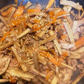 kaichun's cooksnap of when they made 豚こまとごぼうのきんぴら。.