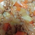 ちづミニー's cooksnap of when they made 簡単★焼肉のたれで！合い挽肉のそぼろ丼♡.