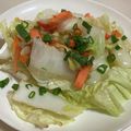 papikun's cooksnap of when they made 簡単！ごま油香る白菜と油揚げの中華風炒め.