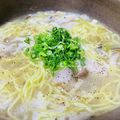 料理男子部🍻's cooksnap of when they made ごま豆乳鍋リメイク・豆乳ラーメン.