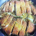 みなあゆママ's cooksnap of when they made 旨い❢わが家のカツ丼～(*´╰╯`๓)♬.