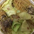 かおり♡♡♡'s cooksnap of when they made サバ缶とキャベツのペペロンチーノパスタ.