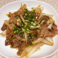 クックJZMPJF☆'s cooksnap of when they made たっぷり新玉ねぎと豚ばら肉の角煮の味炒め.