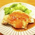 かなりんココりん's cooksnap of when they made 鶏むね肉のみそバターソース♪.