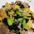 ゆづさきママ's cooksnap of when they made 木須肉蛋キクラゲと豚肉とネギと卵の炒め物.