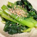 うぱるぱここあ's cooksnap of when they made 火を使わないレンジで小松菜おひたし.