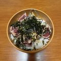 つぶらなシジミ's cooksnap of when they made カツオ刺身の塩昆布和え.