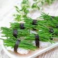Satoco❋'s cooksnap of when they made おつまみに〜♫芽ネギ寿司と鯛の手毬寿司.