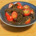 はぐごはん's cooksnap of when they made もずくトマト胡瓜のイタリアンもずく酢.