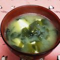 龍青空ママ's cooksnap of when they made 超簡単♬豆腐とわかめの味噌汁.