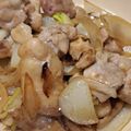 ヨシヨッシー's cooksnap of when they made 鶏肉と新玉ねぎの塩炒め.