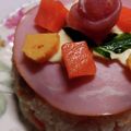 三七子's cooksnap of when they made プチケーキスシ☆記念日ディナー.