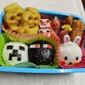 ☆ぶぅちゃん♪☆'s cooksnap of when they made マイクラ☆ ブタ☆キャラ弁.