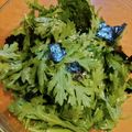 ナンキンハゼ's cooksnap of when they made 苦くない！春菊と海苔のサラダ.