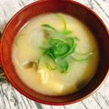 yukarin222's cooksnap of when they made ホエー入り味噌汁♪.