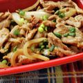 花時計咲いた's cooksnap of when they made スタミナねぎまみれ豚焼肉丼.