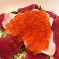 Ricena's cooksnap of when they made まぐろイクラ丼.