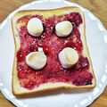 ＊なぁ＊'s cooksnap of when they made ブルーベリーとマシュマロのトースト.