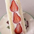 スモールシスター's cooksnap of when they made 憧れのいちごのフルーツサンドイッチ☆.