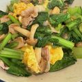 どんぐりきのこ's cooksnap of when they made 卵と小松菜の中華風炒め.