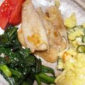 クックB4E2RO☆'s cooksnap of when they made 白身魚のムニエル【レモンバターソース】.
