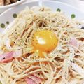クックE662AA☆'s cooksnap of when they made 簡単カルボナーラ.