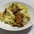 トシ17's cooksnap of when they made ホルモンとキャベツの味噌炒め.
