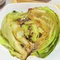 shapest's cooksnap of when they made 春キャベツステーキ アンチョビソース添え.