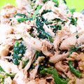 かめさん家's cooksnap of when they made ササミとほうれん草の胡麻マヨ和え.