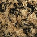 クック74OA1J☆'s cooksnap of when they made ひじきの 玄米炊き込みご飯.