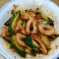 みぃくんのママ's cooksnap of when they made きゅうりと竹輪のキムチナムル.