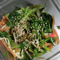 りぃこ2000's cooksnap of when they made レンジで簡単一品★えのきとほうれん草小鉢.