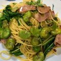 ☆すぬぴっぴ☆'s cooksnap of when they made 旬味そら豆と春キャベツのペペロンチーノ.