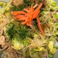 紫乃（ω）'s cooksnap of when they made 【糖質オフ】しらたきの焼きそば風.