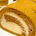sanahey530's cooksnap of when they made 甘みあっさりモカロールケーキ♪.
