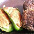 ton0g0ton's cooksnap of when they made 簡単にウマウマ♡ウチのピーマンの肉詰め♡.